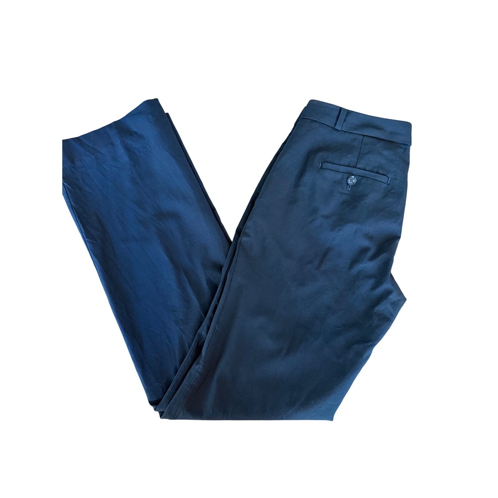 Banana Republic Logan Black Straight Leg Dress Pants Size 4